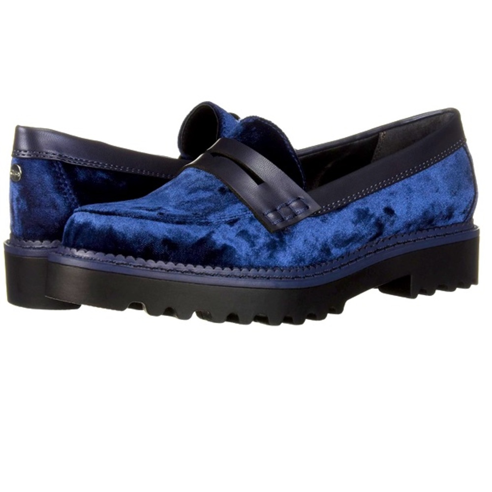 NEW Circus by Sam Edelman Women's Dillon Loafer  Malbec Crushed Velvet Sz 6.5